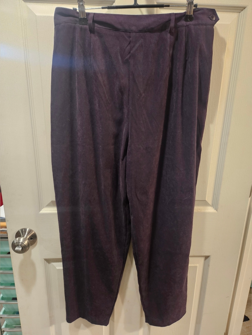 Coldwater Creek Purple Work Pants